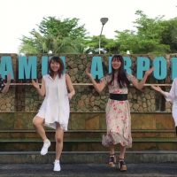 サムイ島でNMB48 / ワロタピーポー踊ってみた 白間美瑠、加藤夕夏、大段舞依、水田詩織