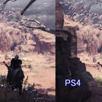 モンスターハンターワールドPS4 VS PS4 pro グラフィック比較 大蟻塚の荒野 MHW GRAPHICS COMPARISON