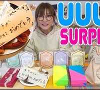 【4 Million Subscribers Milestone】 UUUM Prepared For ME A Celebration Cake! & 7 Items Review[Use CC]