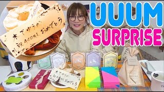 【4 Million Subscribers Milestone】 UUUM Prepared For ME A Celebration Cake! & 7 Items Review[Use CC]