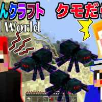 【マインクラフト】クモだらけ!?でケンカしてる場合じゃない！ｗ【Devil World実況】赤髪のとも2