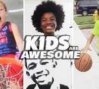 驚くべき超人!!Amazing Basketball Duo & Emerging Artist | Kids Are Awesome