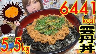 【MUKBANG】 Using 1KG OF Sea Urchin Over Rice!!! [5.5Kg] 6441kcal [& Sea Urchin Chazuke] [Use CC]