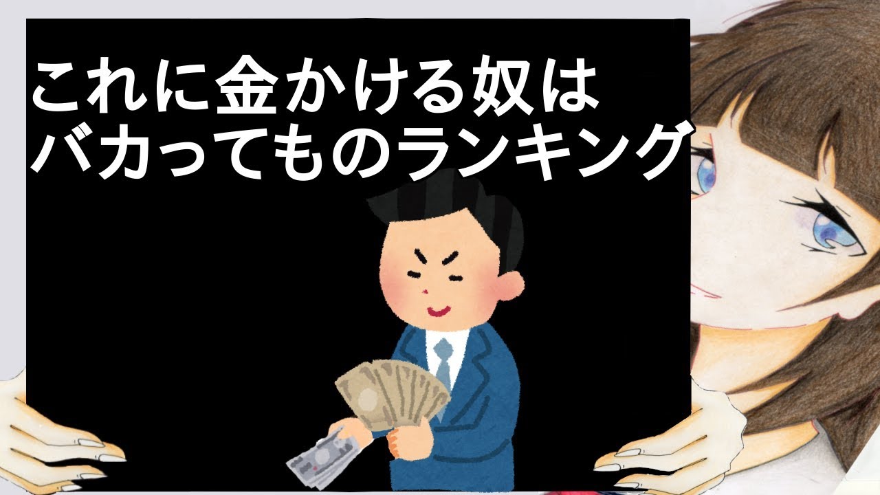 これに金かける奴はバカってものランキング【2ch】