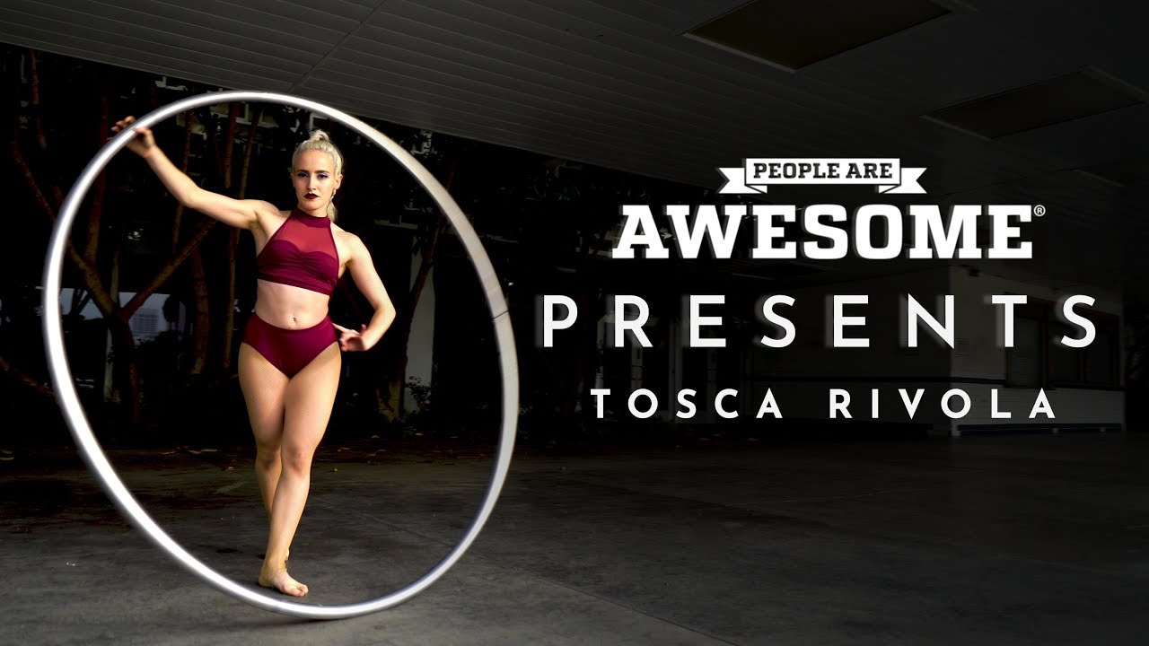 驚くべき超人!!People Are Awesome Presents: Tosca Rivola | Cyr Wheel