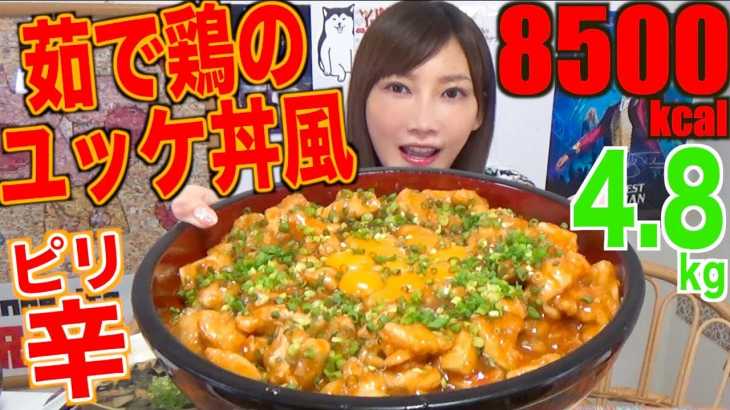 【MUKBANG】 Jiggly Chicken Breast!! Yukhoe Style Rice Bowl!! [4.8Kg] 8500kcal [CC Available]