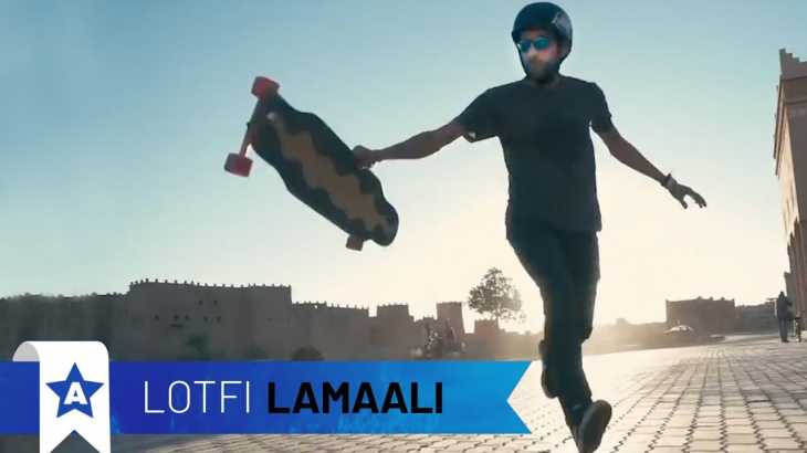 驚くべき超人!!Lotfi Lamaali – Freestyle Longboarding | All Stars