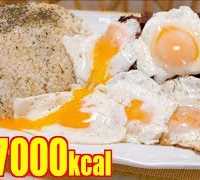 【MUKBANG】 Filipino Breakfast Using Cebu Island Corned Beef! Really Tasty!! [7000kcal][Use CC]