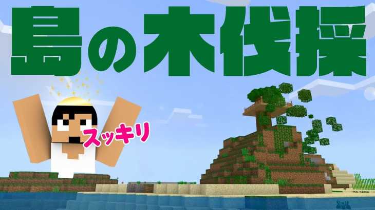 【カズクラ2019】木材全滅！？島の木全て伐採してみた!マイクラ実況 PART10