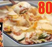 【MUKBANG】 Pizza Potato With Plenty Of Cheese Using Hot Plate!! [8000kcal] [CC Available]