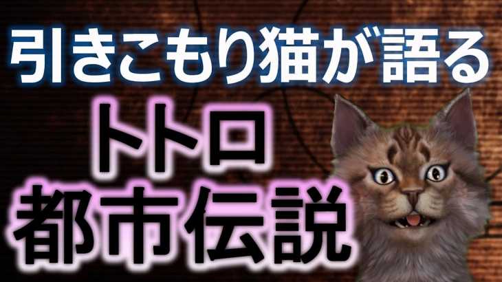 引きこもり猫が語る「となりのﾄﾄﾛ」のアレコレ【都市伝説】