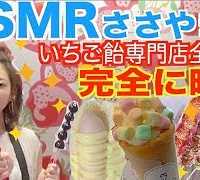 【ASMR】渋谷109にいちご飴専門店がオープン！[夢のいちご飴全種類]※囁き声でナレーションを音質が良くなかったので入れてみました…[ストロベリーフェチ/モグモグスタンド]【木下ゆうか】
