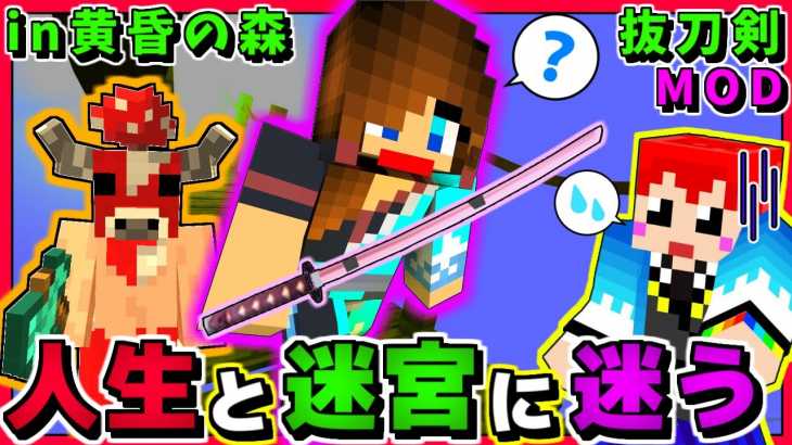 【マインクラフトMOD】｢人生｣という迷路に迷い込んだ男【抜刀剣MOD】赤髪のとも11