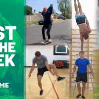 驚くべき超人!!Jump Rope Workout, Badminton & Handstands | Best of the Week