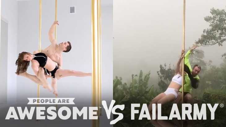 驚くべき超人!!Pole Fitness, Wakeboarding & More | People Are Awesome vs. FailArmy